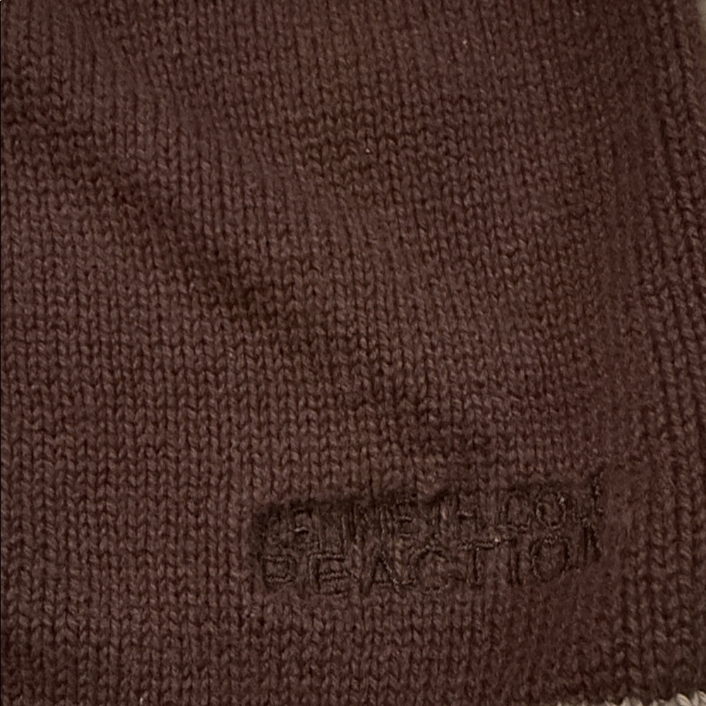 Kennith Cole Boys Brown Striped Zip Up Hooded Sweater 3T - Picture 3 of 4